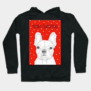 French Bulldog Christmas Greeting Hoodie